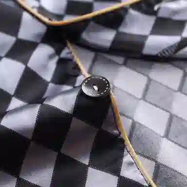 兰缪 简约亲肤舒适透气翻领开衫短袖休闲可外穿家居服格子短裤长裤睡衣套装 男款 黑色