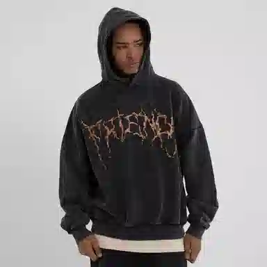 VLONE Thorn Logo Hoodie Black
