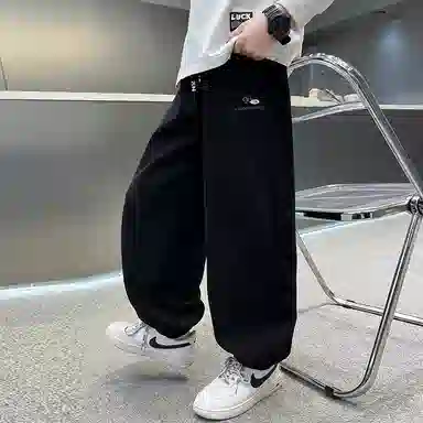 黑恐龙牛仔裤 舒适长裤宽松