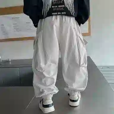 黑恐龙牛仔裤 舒适中大童秋季酷