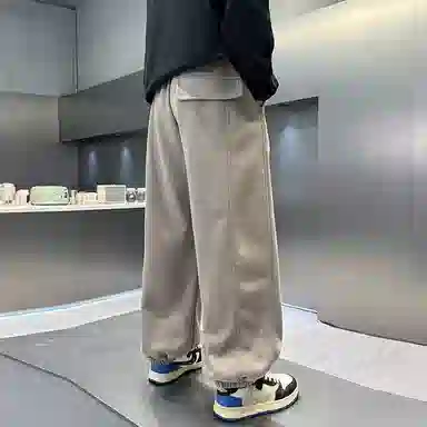 黑恐龙牛仔裤 舒适长裤宽松