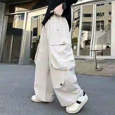 黑恐龙牛仔裤 宽松潮痞帅气