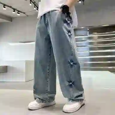 黑恐龙牛仔裤 潮流