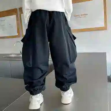 黑恐龙牛仔裤 舒适中大童秋季酷