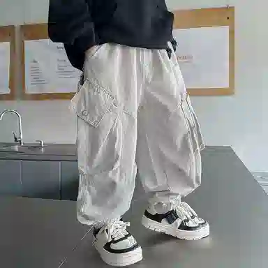 黑恐龙牛仔裤 舒适中大童秋季酷