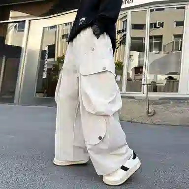 黑恐龙牛仔裤 宽松潮痞帅气