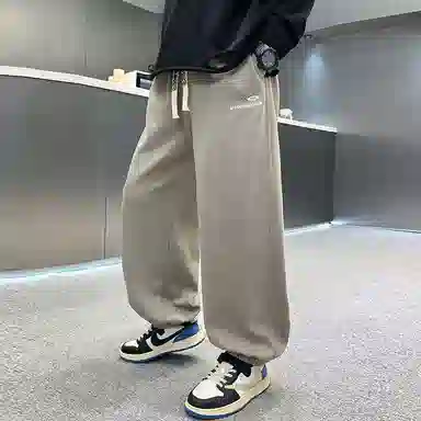 黑恐龙牛仔裤 舒适长裤宽松