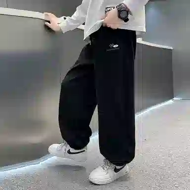 黑恐龙牛仔裤 舒适长裤宽松