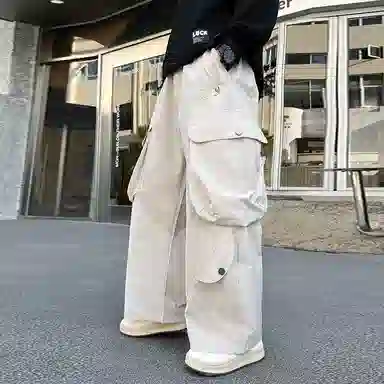 黑恐龙牛仔裤 宽松潮痞帅气