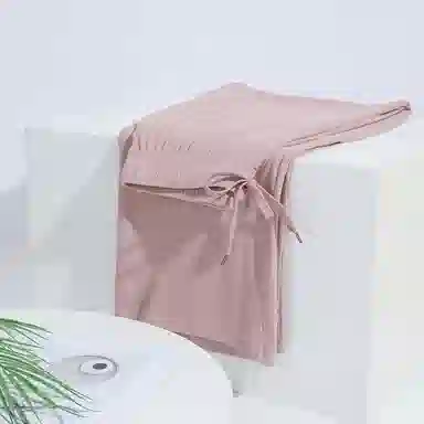 Huggy Kissy Thin Cool Lounge Pants Women Chen Wine Red