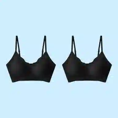 Huggy Kissy Thin Jelly Soft Support Bra 2-Pack