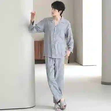 Huggy Kissy Lightweight Breathable Loungewear Set Light Grey