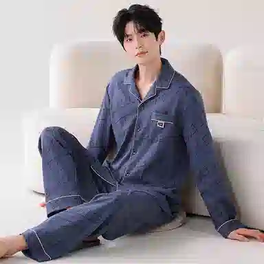 Huggy Kissy Casual Cardigan Set Blue