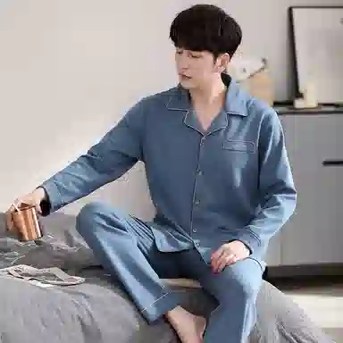 Huggy Kissy Soft Comfort Cardigan Set Gray Blue