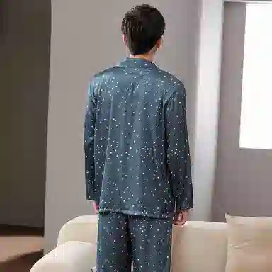 Huggy Kissy Pajama Set Navy