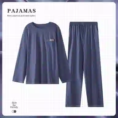 Huggy Kissy Breathable Soft Lounge Set Indigo