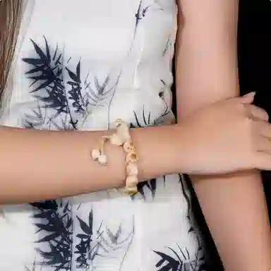 七小匠 新中式国潮国风 炭烧猫爪 可爱风 菩提根 菩提类手串 男女同款情侣款