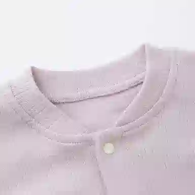 童泰婴儿套装春秋季纯棉男女宝宝立领上衣裤子家居服睡衣睡裤提花