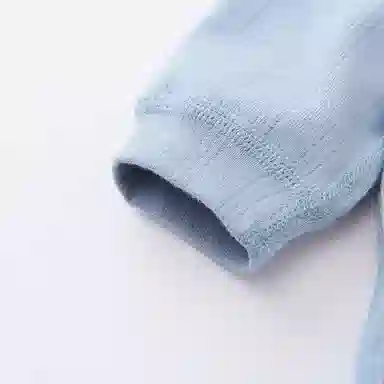 童泰婴儿套装春秋季纯棉男女宝宝立领上衣裤子家居服睡衣睡裤提花