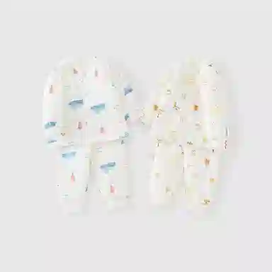 童泰宝宝套装秋冬季纯棉婴儿衣服男童女童上衣裤子夹棉家居内衣