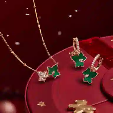 Lola Rose Ivy Series Malachite Necklace