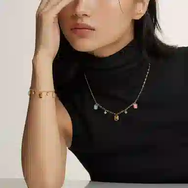 Lola Rose Classic Octagon Tiger Eye Necklace