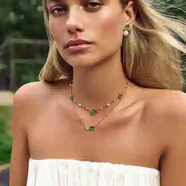 Lola Rose Ivy Series Malachite Necklace