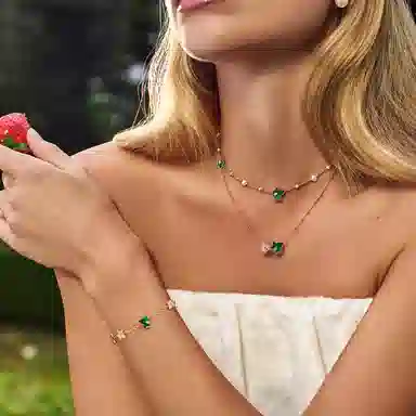 Lola Rose Ivy Series Malachite Necklace