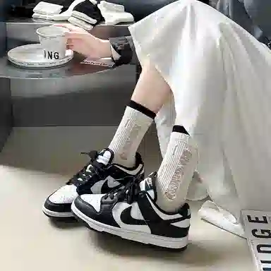 品彩 乞丐袜棉质堆堆无骨舒适透气薄款中筒袜 女款