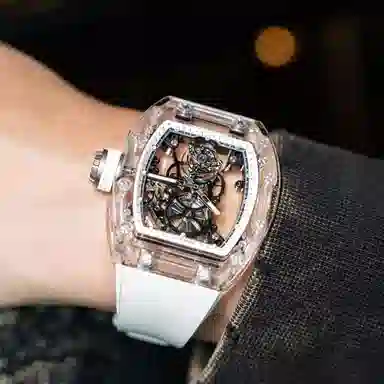 CRONUSART Tourbillon Sapphire Barrel Men's Watch