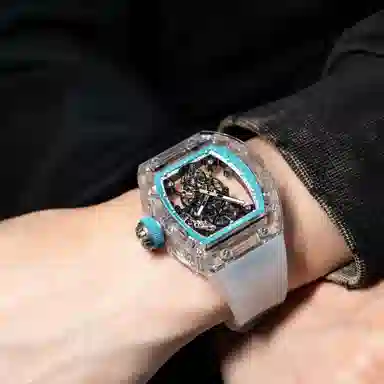 CRONUSART Tourbillon Sapphire Barrel Men's Watch