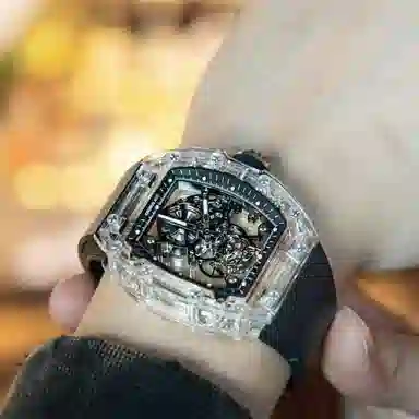 CRONUSART Tourbillon Sapphire Barrel Men's Watch