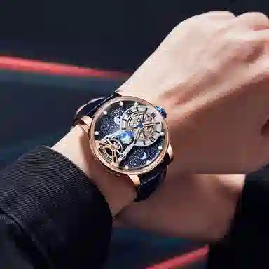 HANBORO HBR1009 Blue Dial