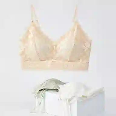 品彩 内衣无钢圈聚拢上托性感蕾丝吊带 女款