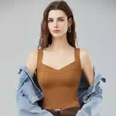 品彩 美背聚拢抹胸无钢圈吊带 女款