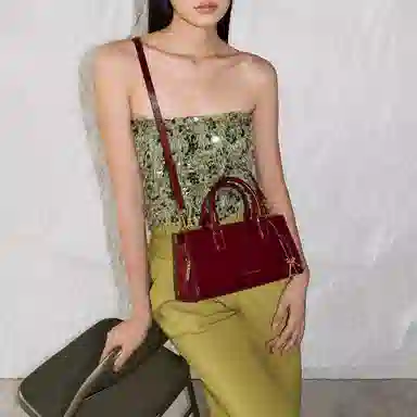 CHARLESKEITH ck 25 PU BlackMulberry PlumLight Pink