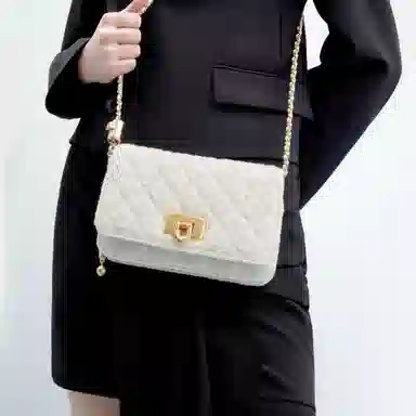 Charles & Keith Chalk Multi Crossbody Bag