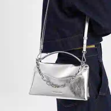 Charles & Keith Cream Silver