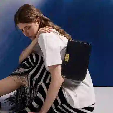 Charles & Keith Cream/Black