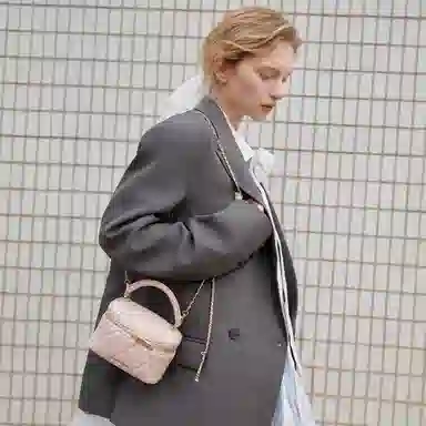 Charles & Keith Quilted Chain Bag