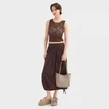 CHARLESKEITH ck PU ChocolateTaupeButter Yellow