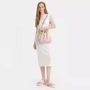 CHARLESKEITH ck PU 7cm ChalkBlackLight Pink