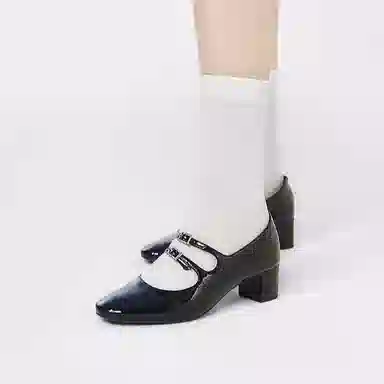 Charles & Keith Mary Jane Block Heel 4cm