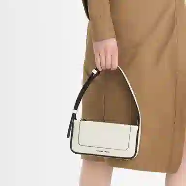CHARLES&KEITH Cream Small Bag