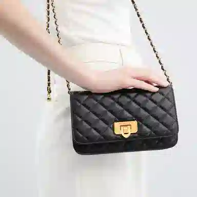 CHARLES&KEITH Quilted Chain Bag Small