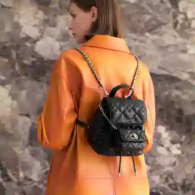 Charles & Keith Quilted Backpack