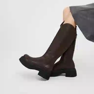 CHARLESKEITH ck PU V 6.5cm BlackDark Brown