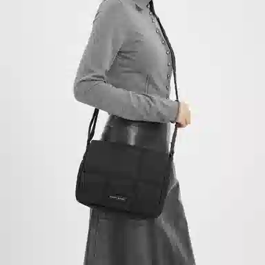 CHARLES&KEITH Jet Black/Grey