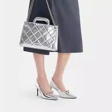 CHARLESKEITH ck PU 8.2cm Black BoxCARAMELSilver