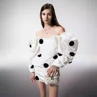 CHARLES&KEITH Heart Series PU Quilted Crossbody Bag Small